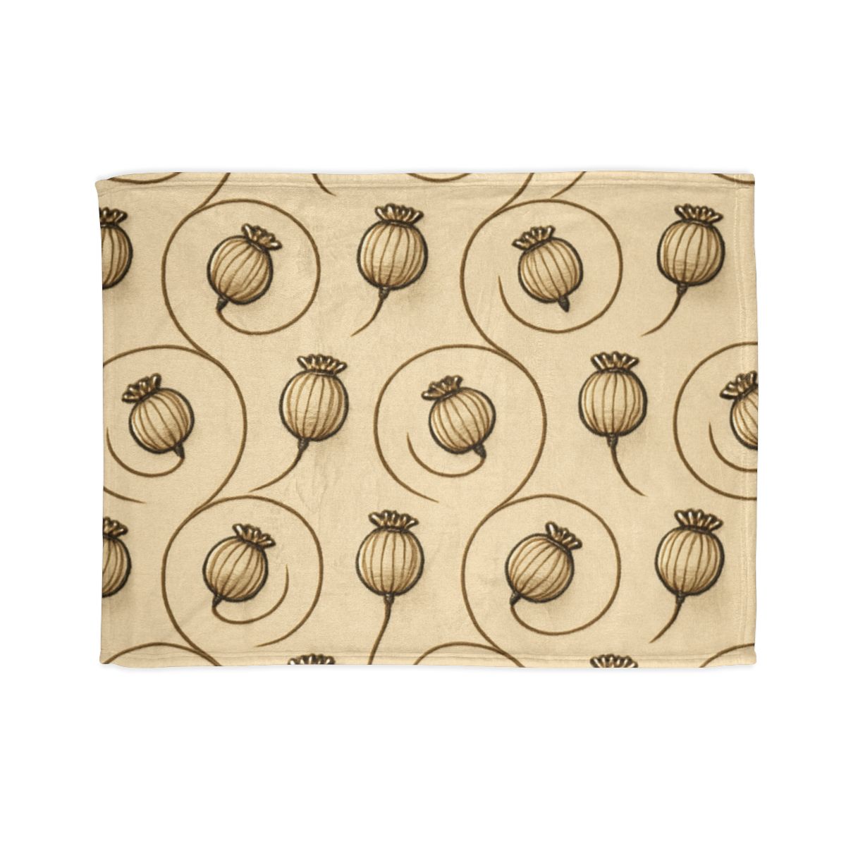 Seed Pod Spiral Ledger decorative home blankets