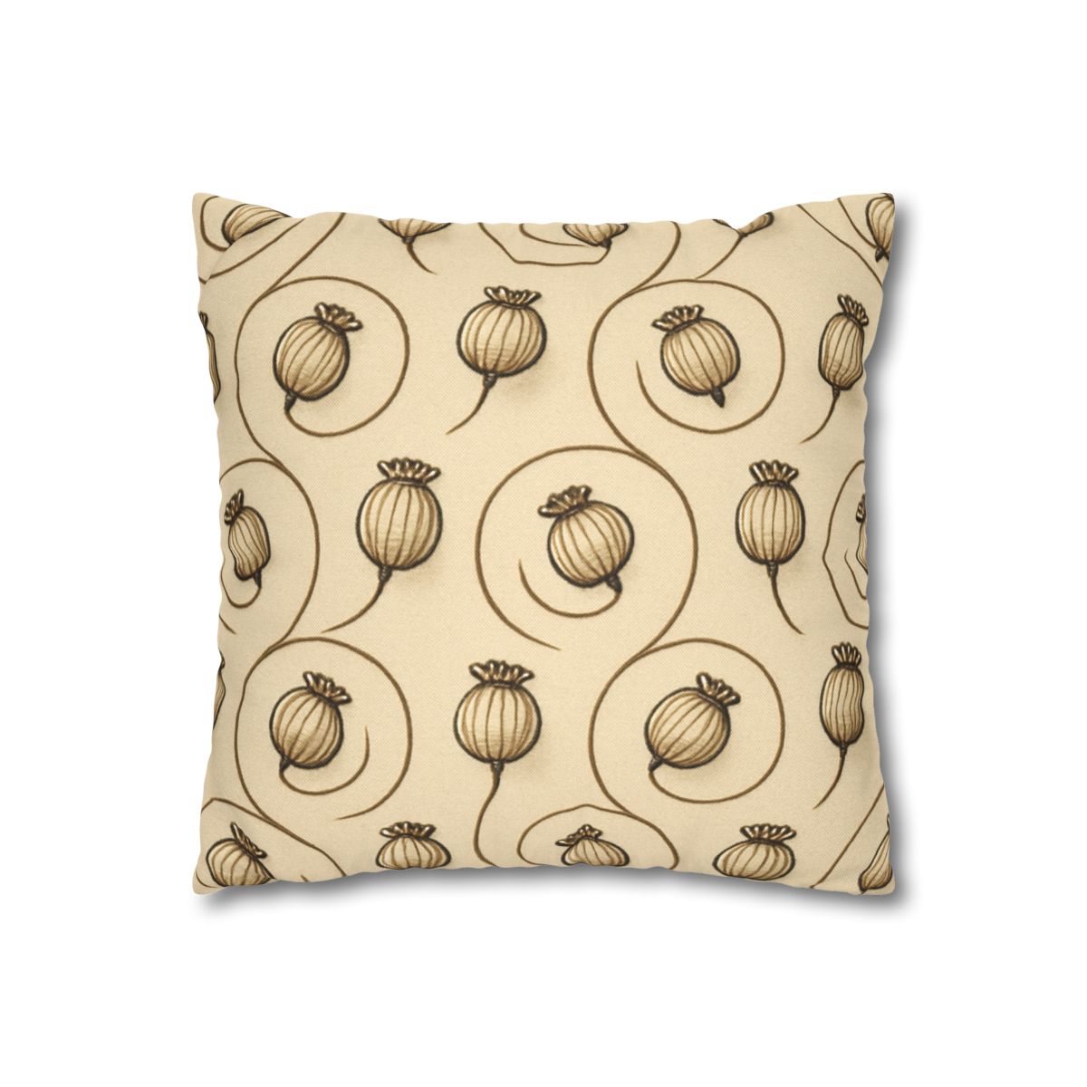 Seed Pod Spiral Ledger personalized pillow covers