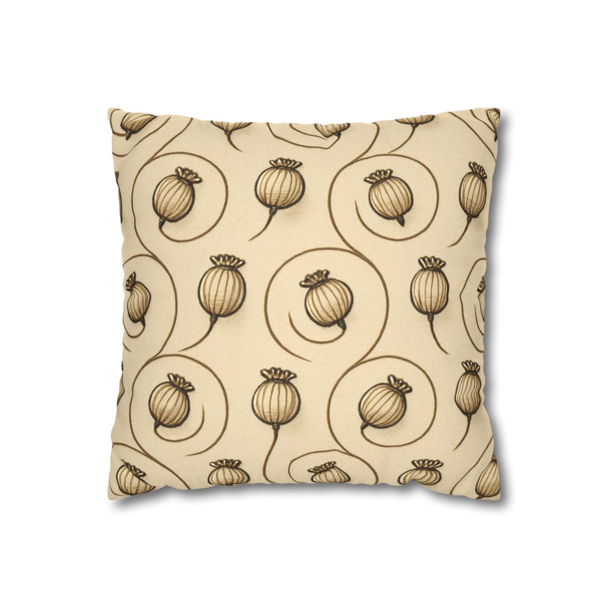 Seed Pod Spiral Ledger personalized pillow covers