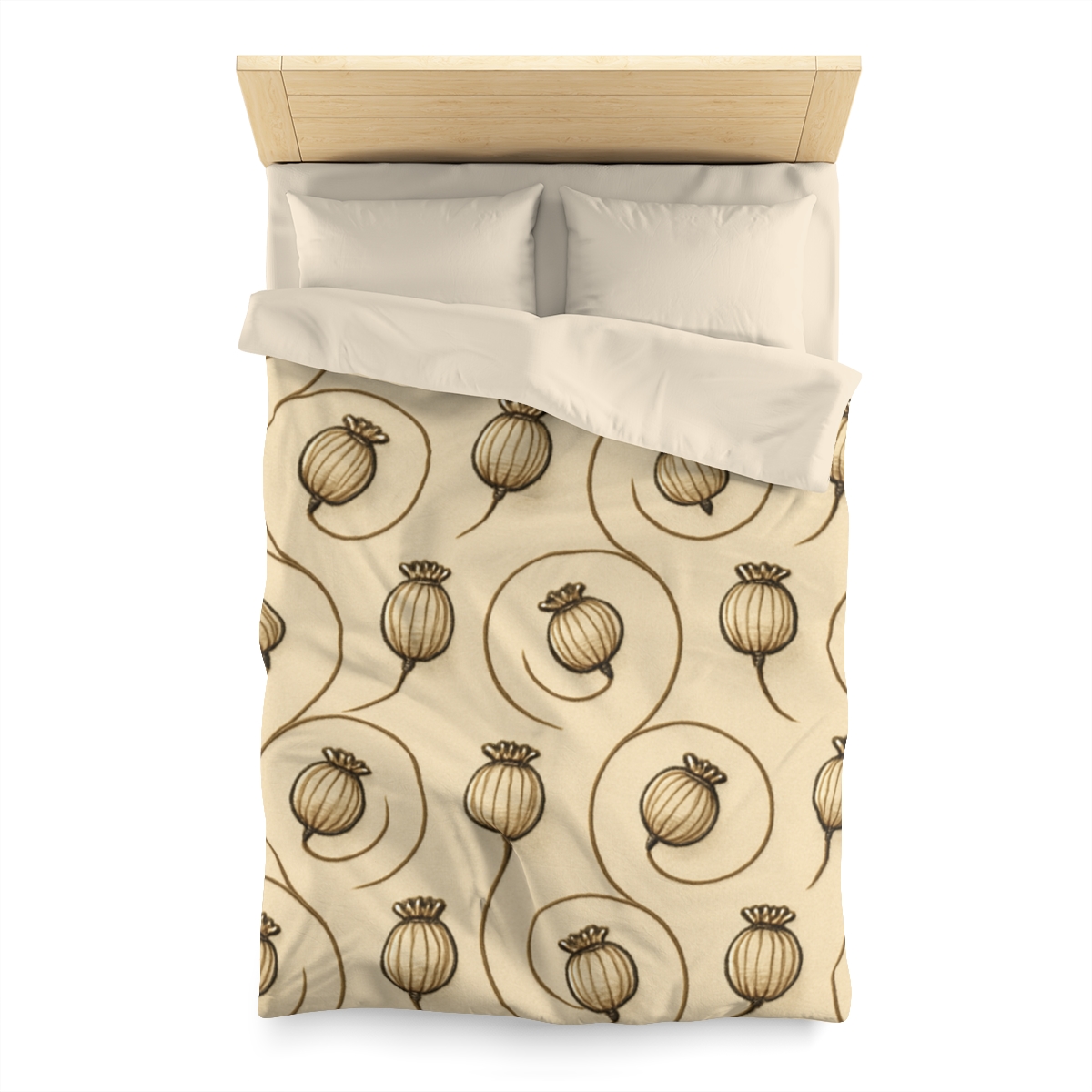 Seed Pod Spiral Ledger unique patterned duvets