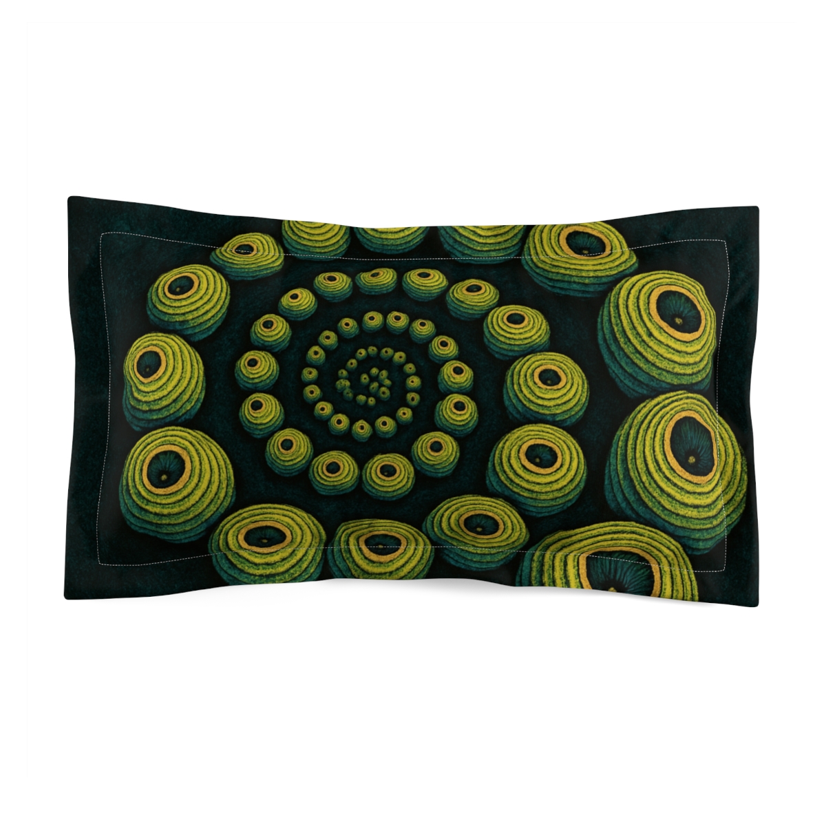 Seed Pod Spiral unique shape pillows