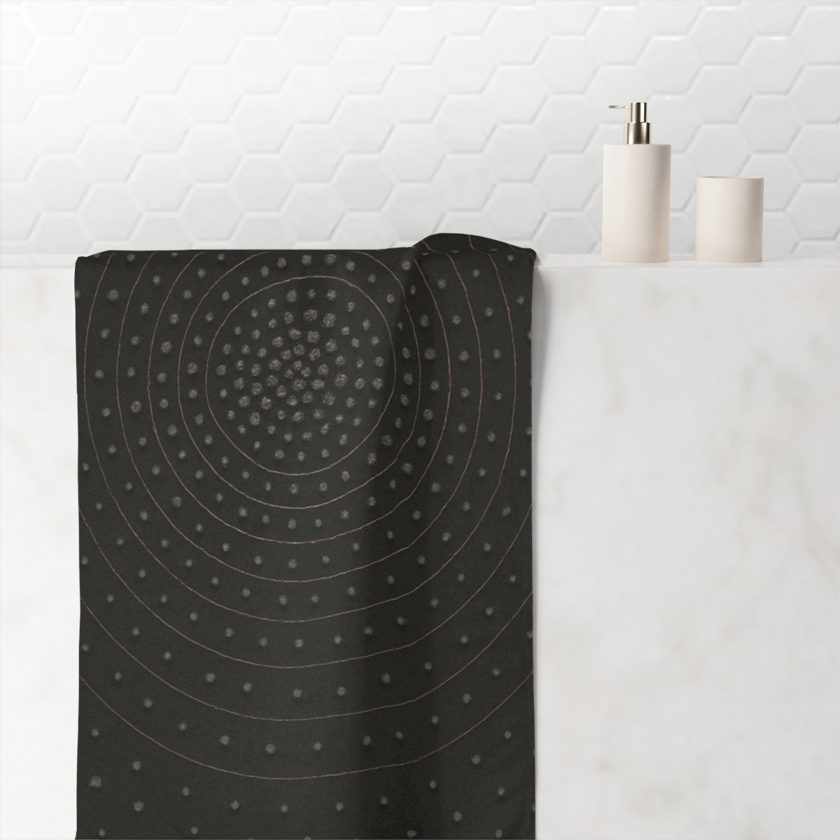 Seed Spiral Halo decorative home towels