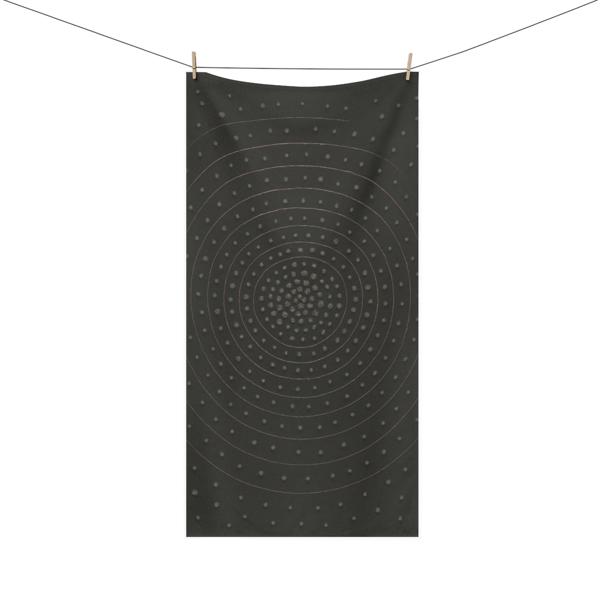 Seed Spiral Halo decorative home towels