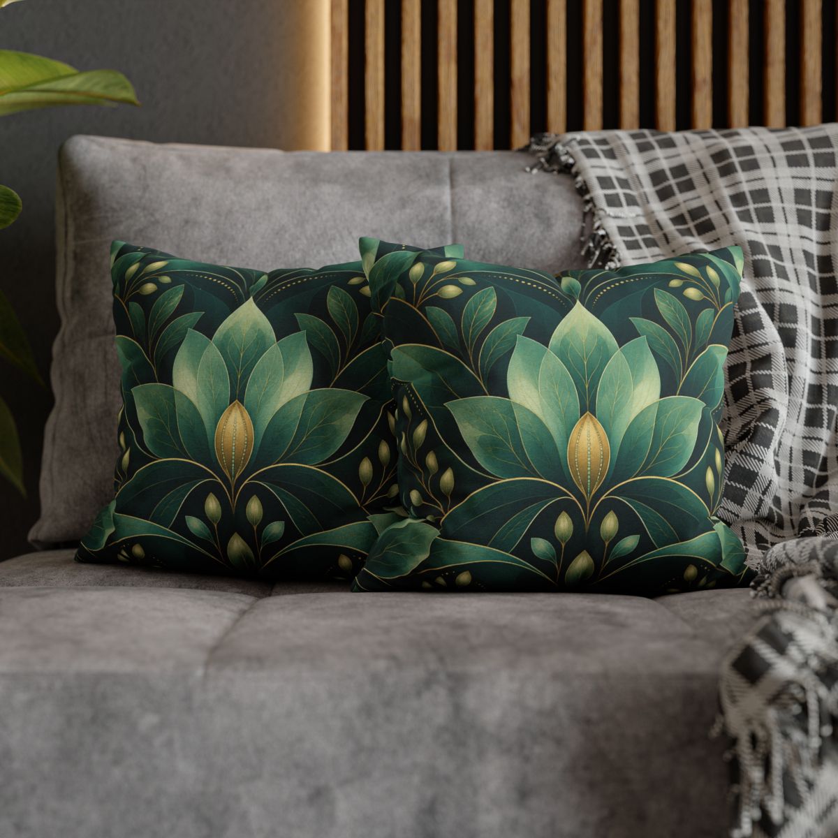 Sepal Wave Chroma trendy patterned pillow cases [AI-387dc192-034c4a42ff34]