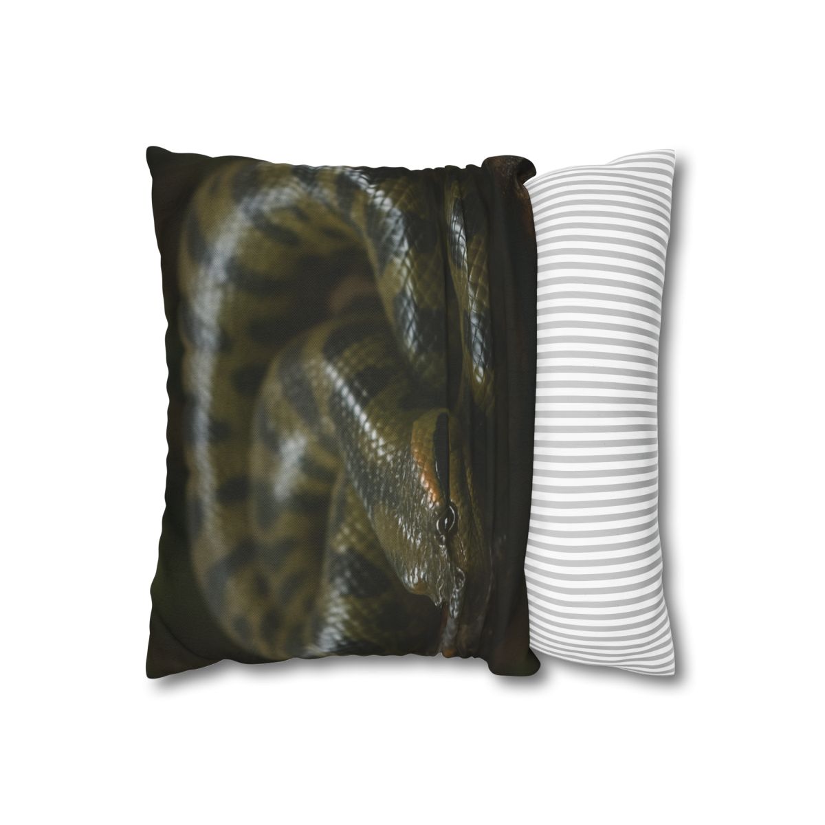 Shadow Coil Green Anaconda comfortable bedding pillow covers
