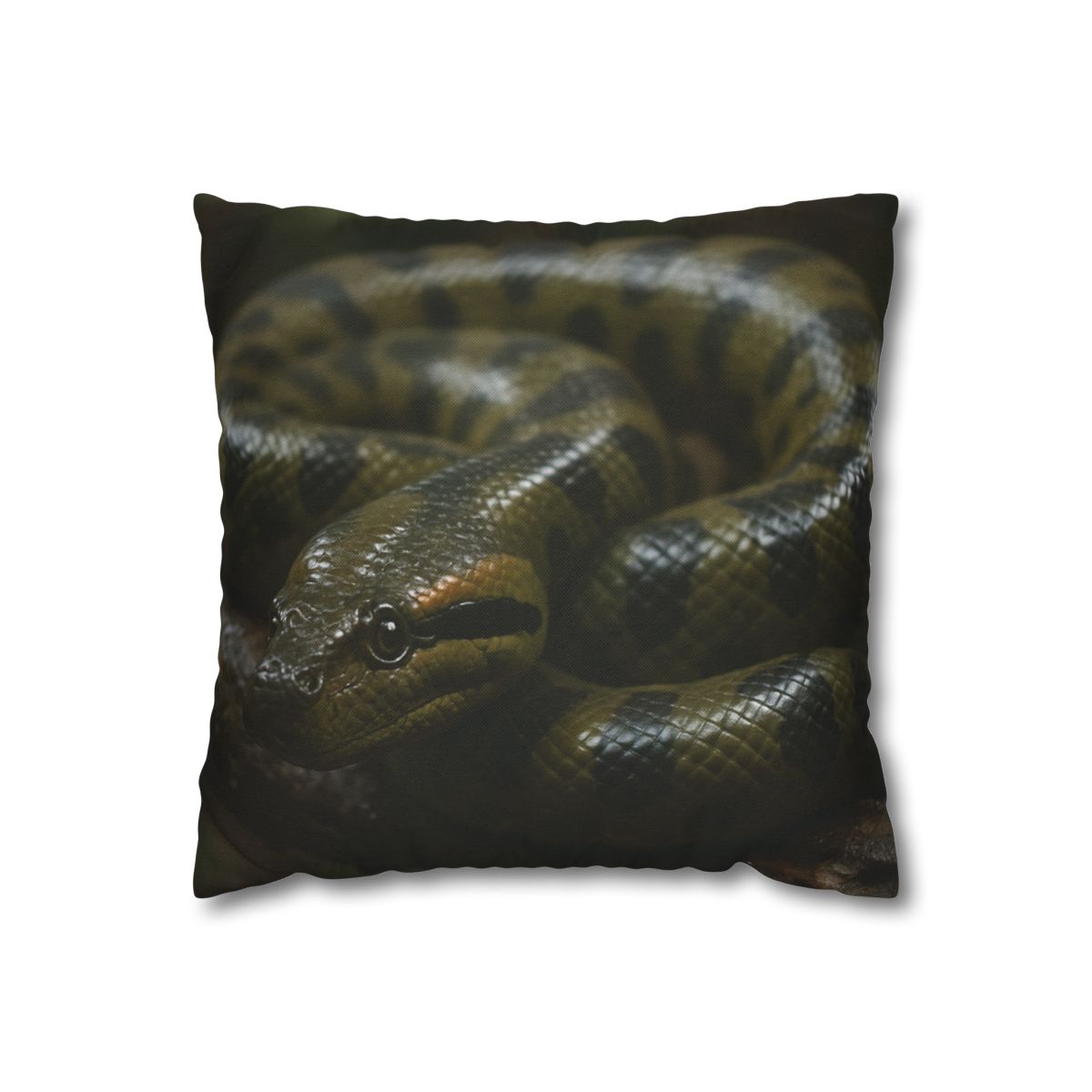 Shadow Coil Green Anaconda comfortable bedding pillow covers
