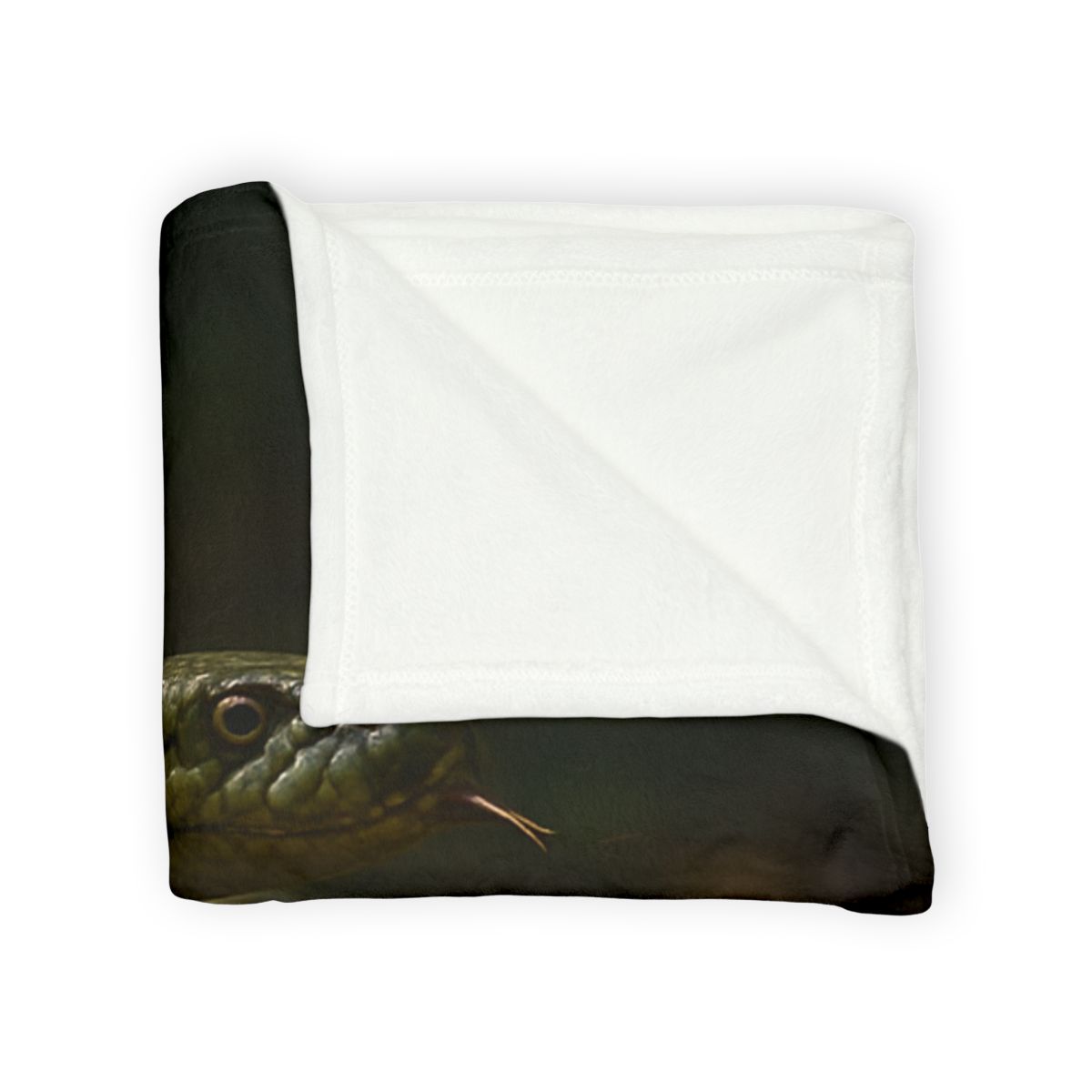 Shadow Ribbon Green Anaconda warm winter blankets