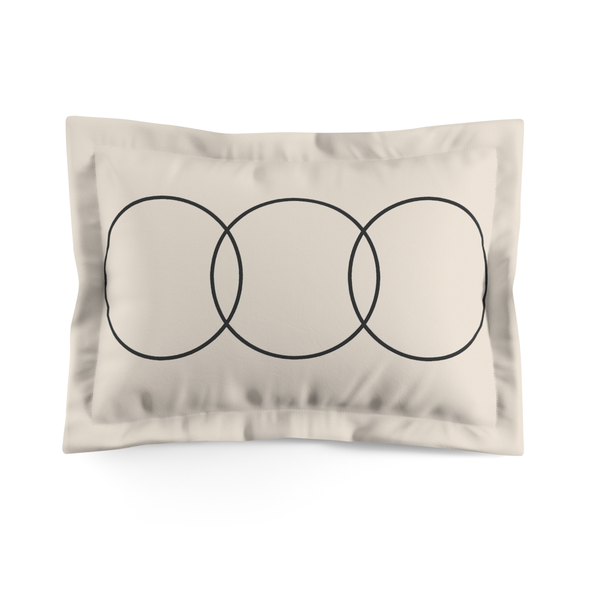 Shared Edge Three Circle Cluster comfortable bed pillows