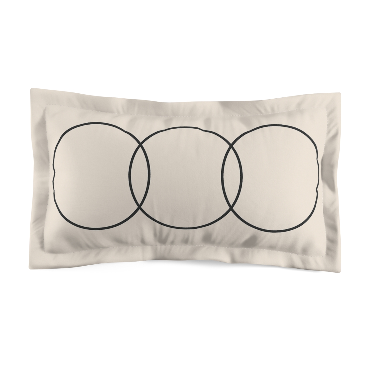 Shared Edge Three Circle Cluster comfortable bed pillows