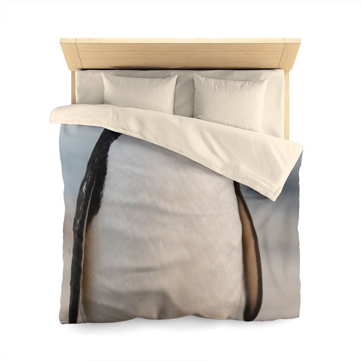 Shoreline Echo Gentoo Penguin trendy bedroom duvets