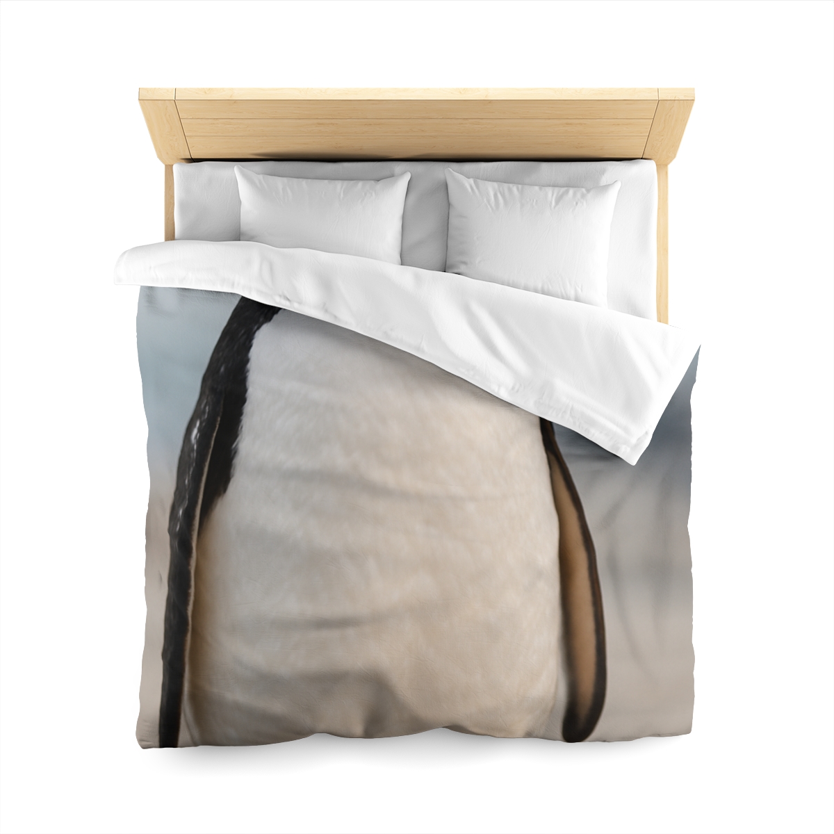 Shoreline Echo Gentoo Penguin trendy bedroom duvets