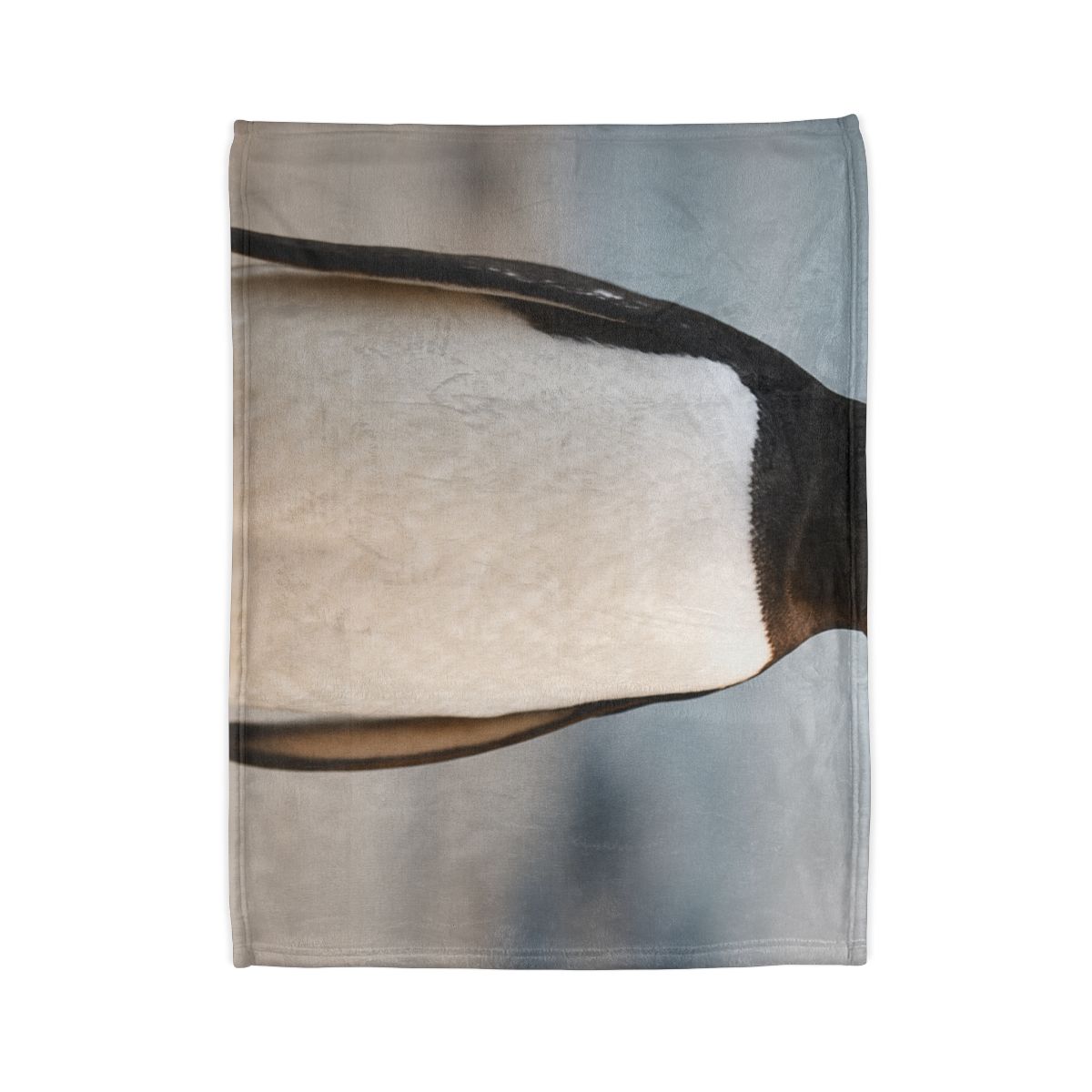 Shoreline Echo Gentoo Penguin designer printed blankets