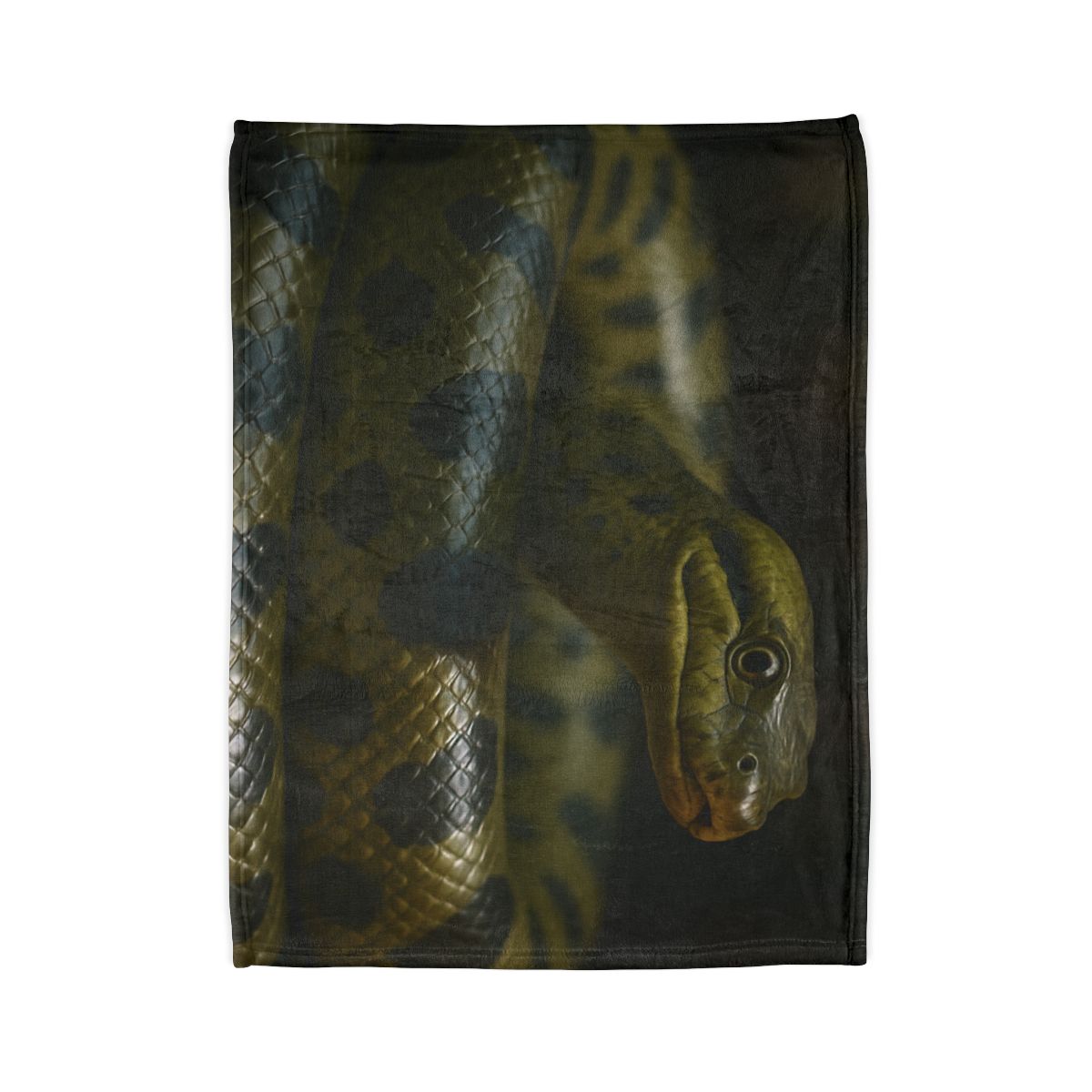 Silent Coil Green Anaconda personalized cozy blankets