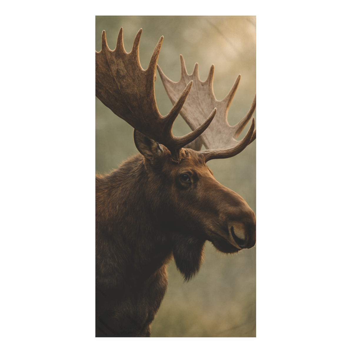 Silent Crown Moose comfortable face towels