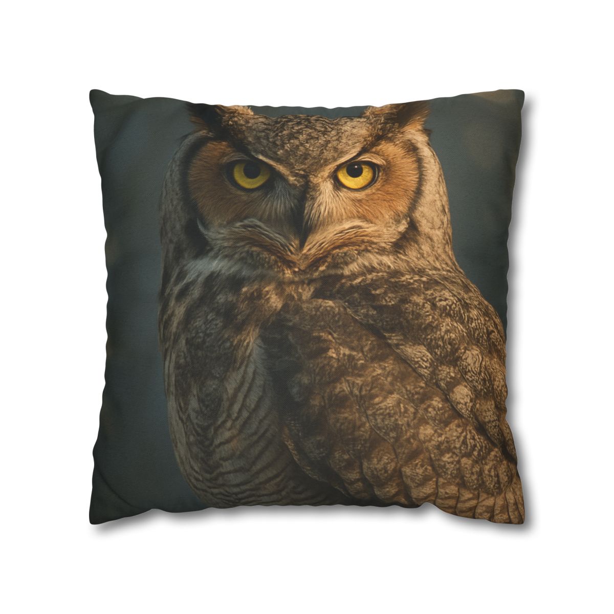 Silent Dawn Great Horned Owl Pillow Cases Pack Of 2