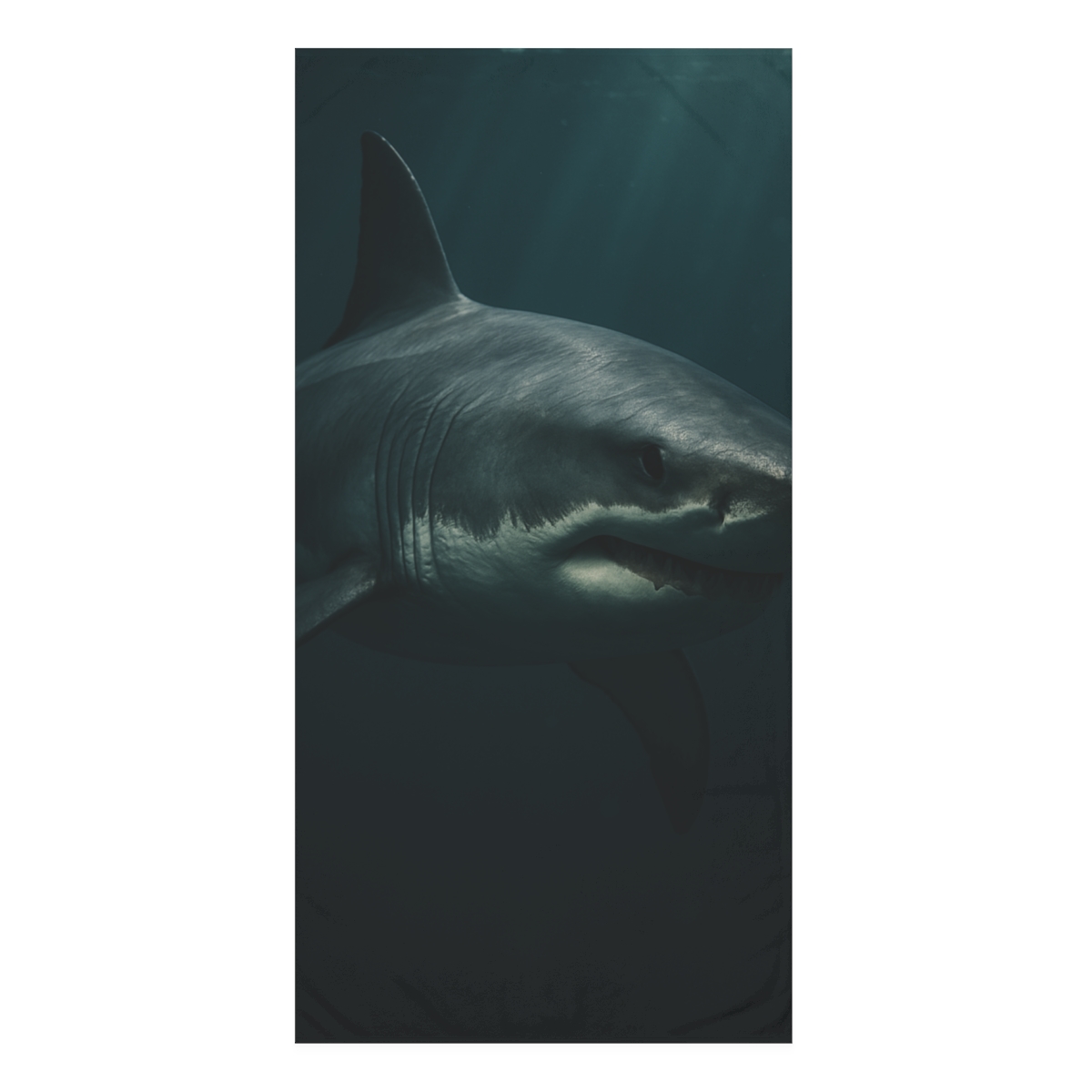 Silent Depths Great White Shark decorative home towels