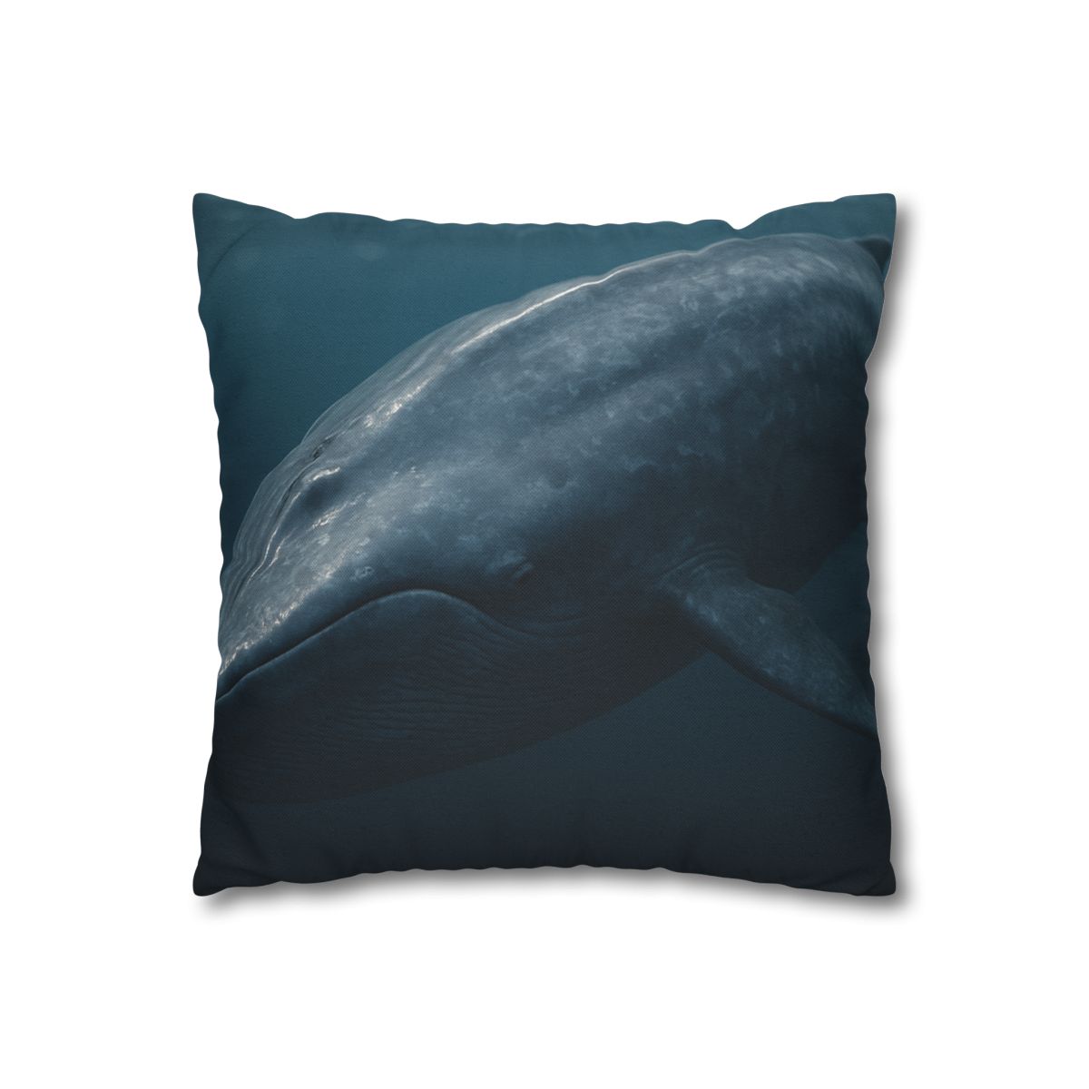 Silent Giant Blue Whale soft cotton pillow cases