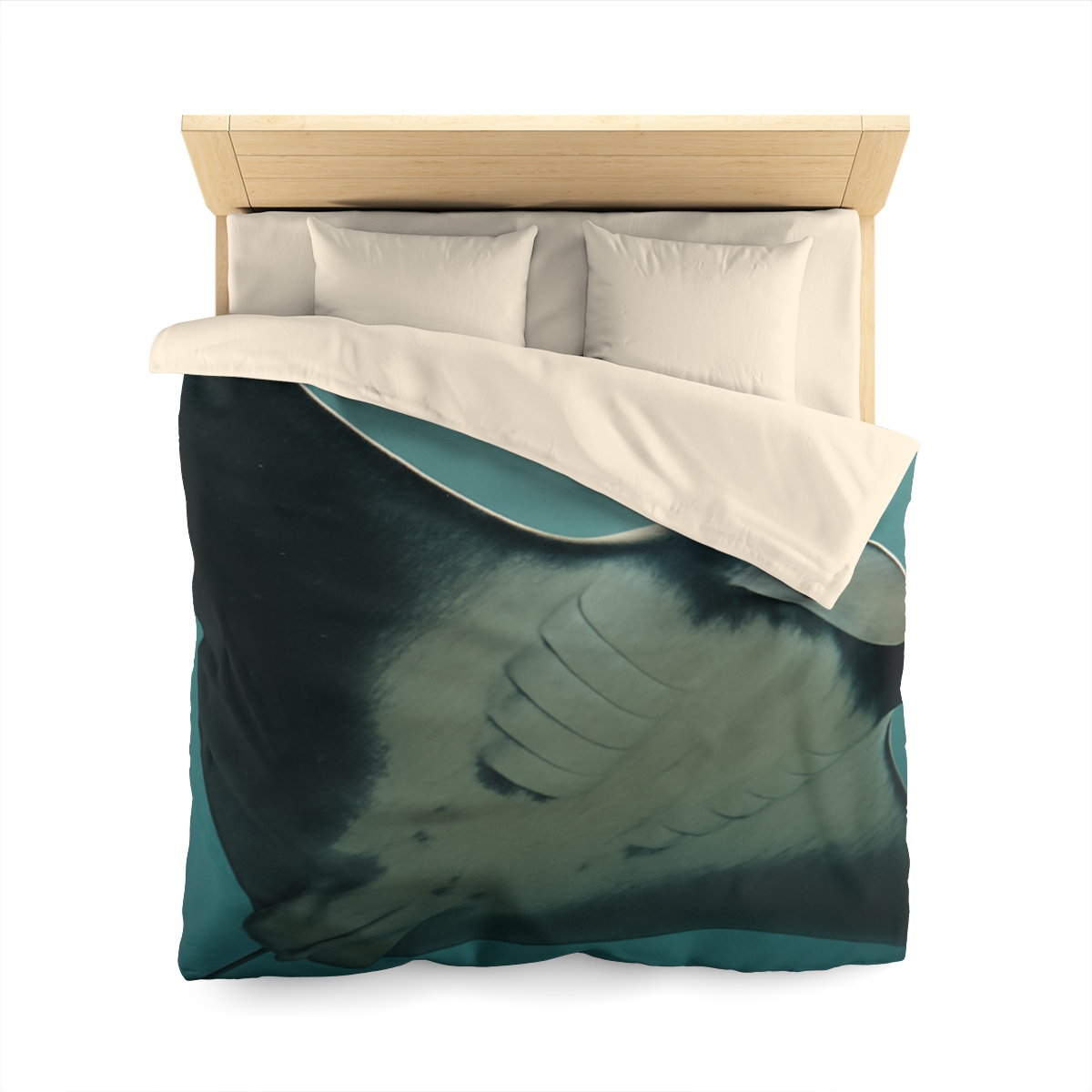 Silent Glide Giant Manta Ray custom duvets