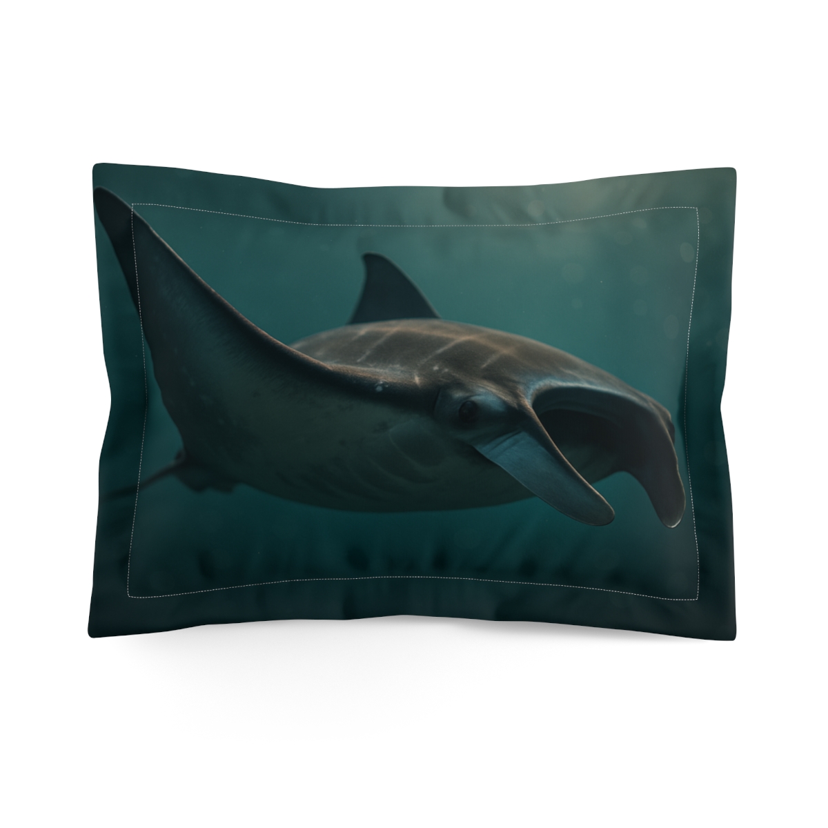 Silent Glide Manta Ray unique shape pillows