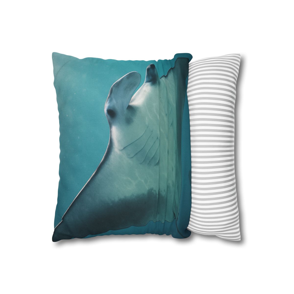 Silent Glide Manta Ray comfortable bedding pillow covers