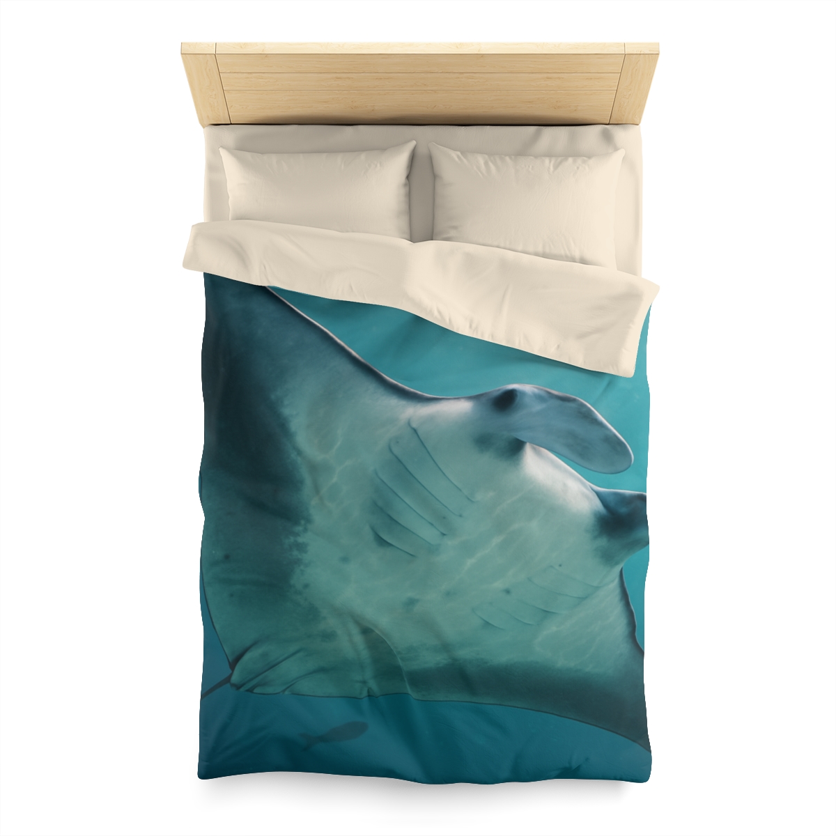 Silent Glide Manta Ray unique patterned duvets