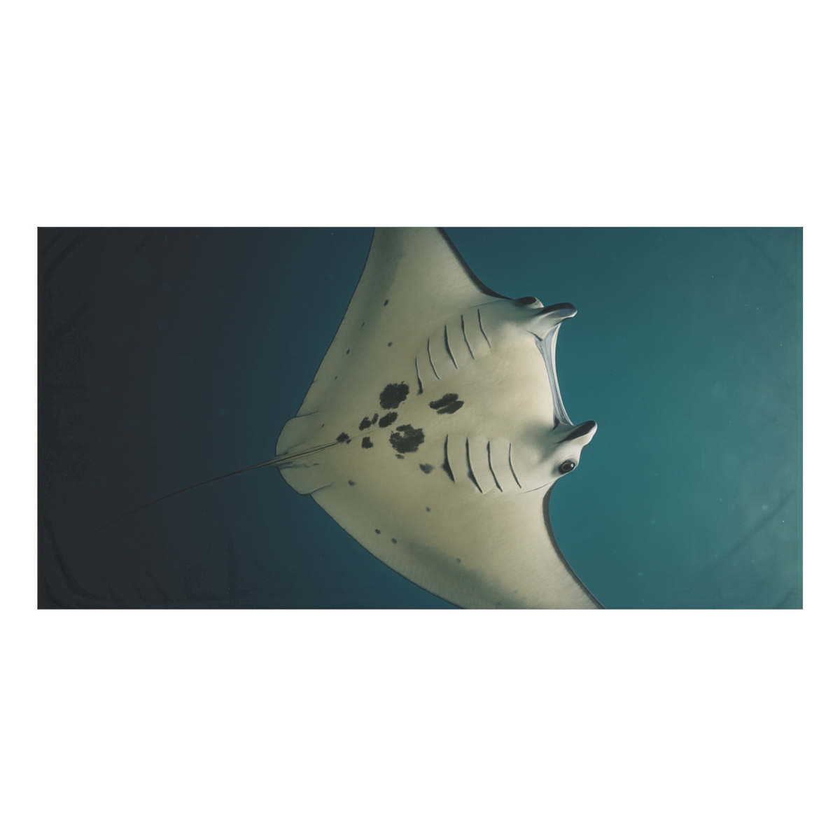 Silent Glide Manta Ray stylish beach towels