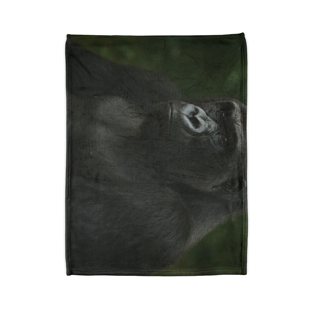 Silent Guardian Mountain Gorilla designer printed blankets
