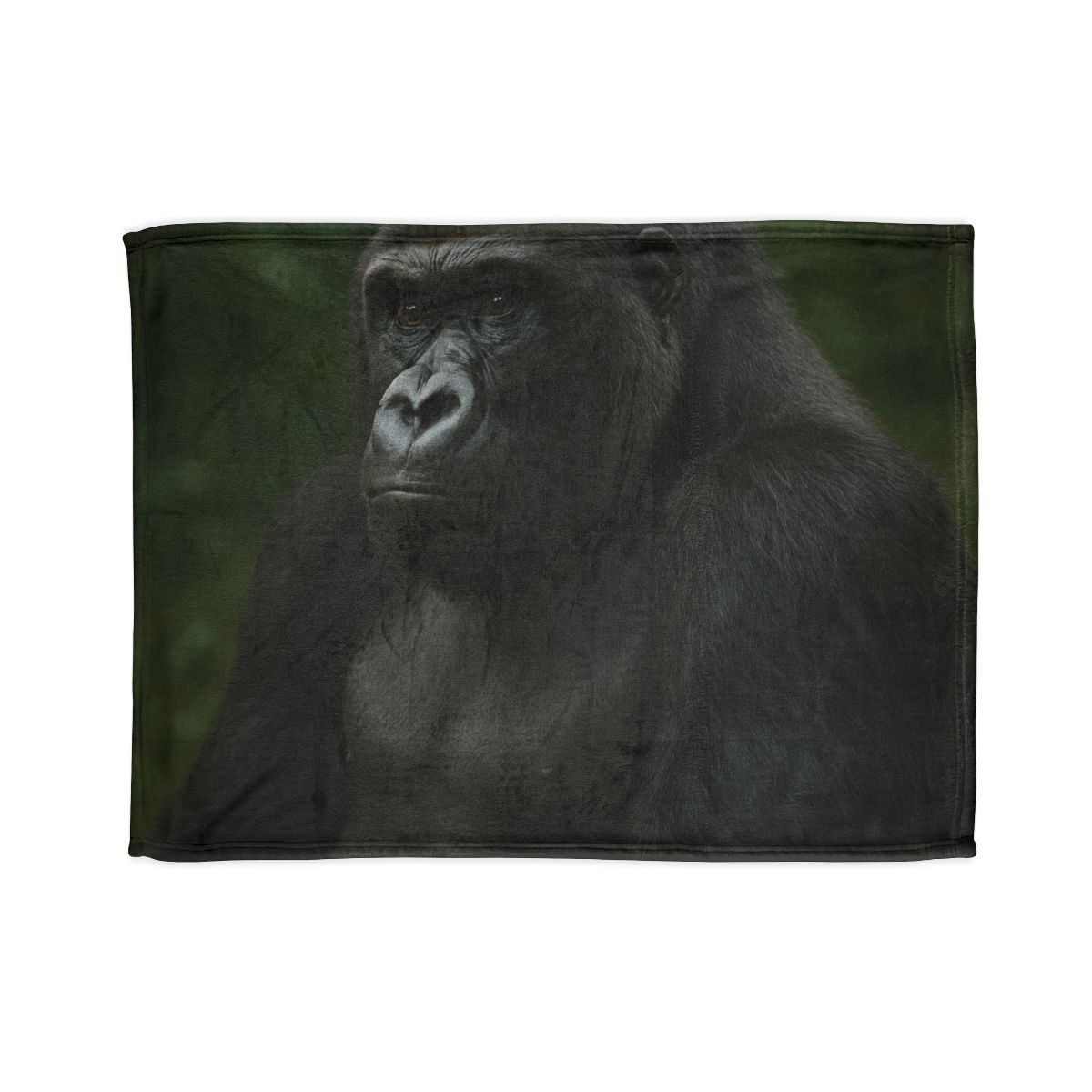 Silent Guardian Mountain Gorilla designer printed blankets