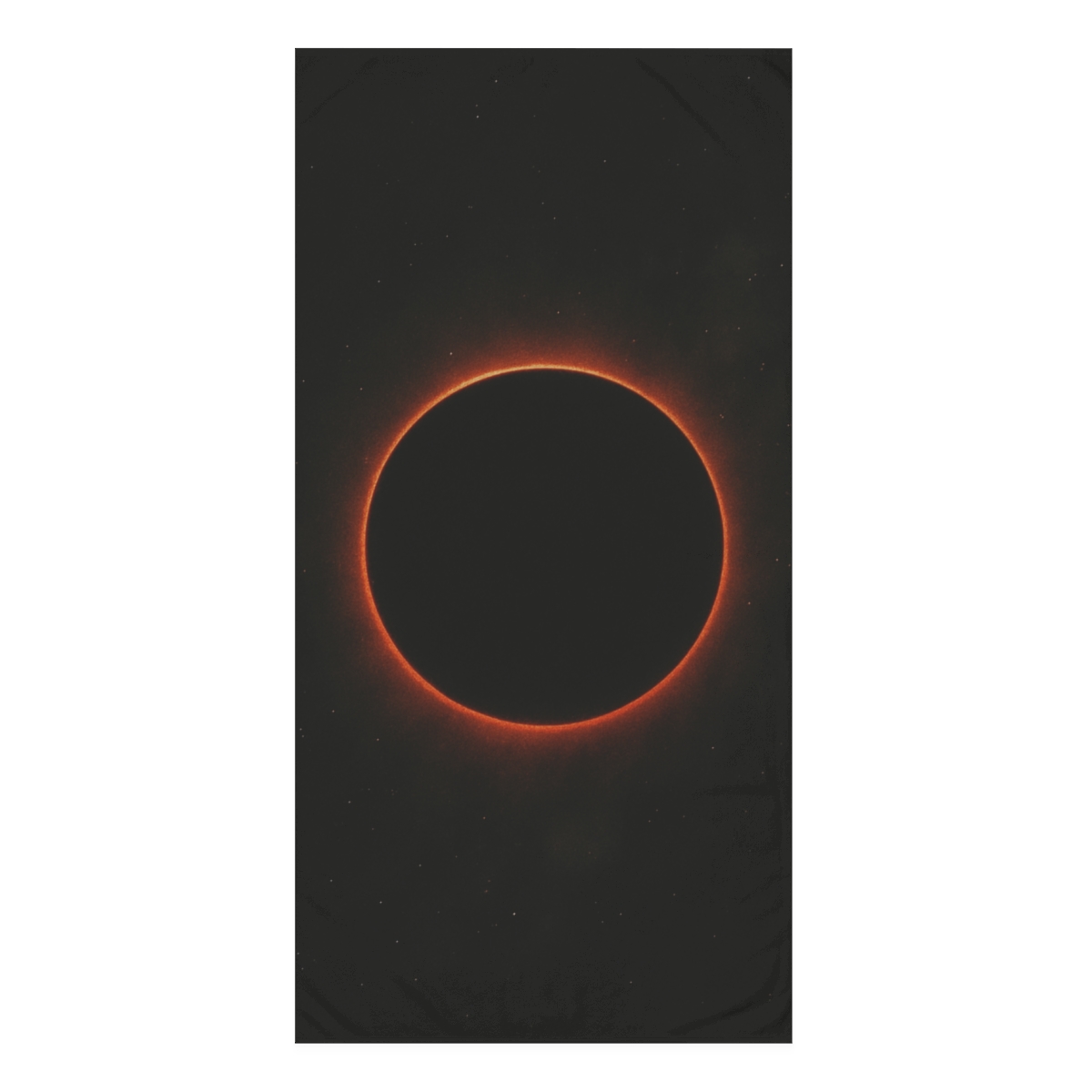 Silent Horizon Ember designer printed towels