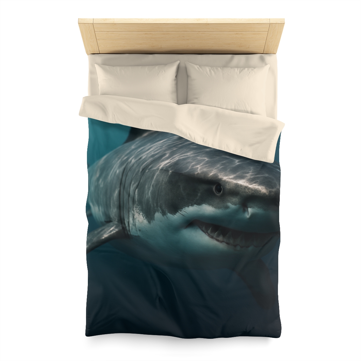 Silent Hunter Great White Shark custom duvets