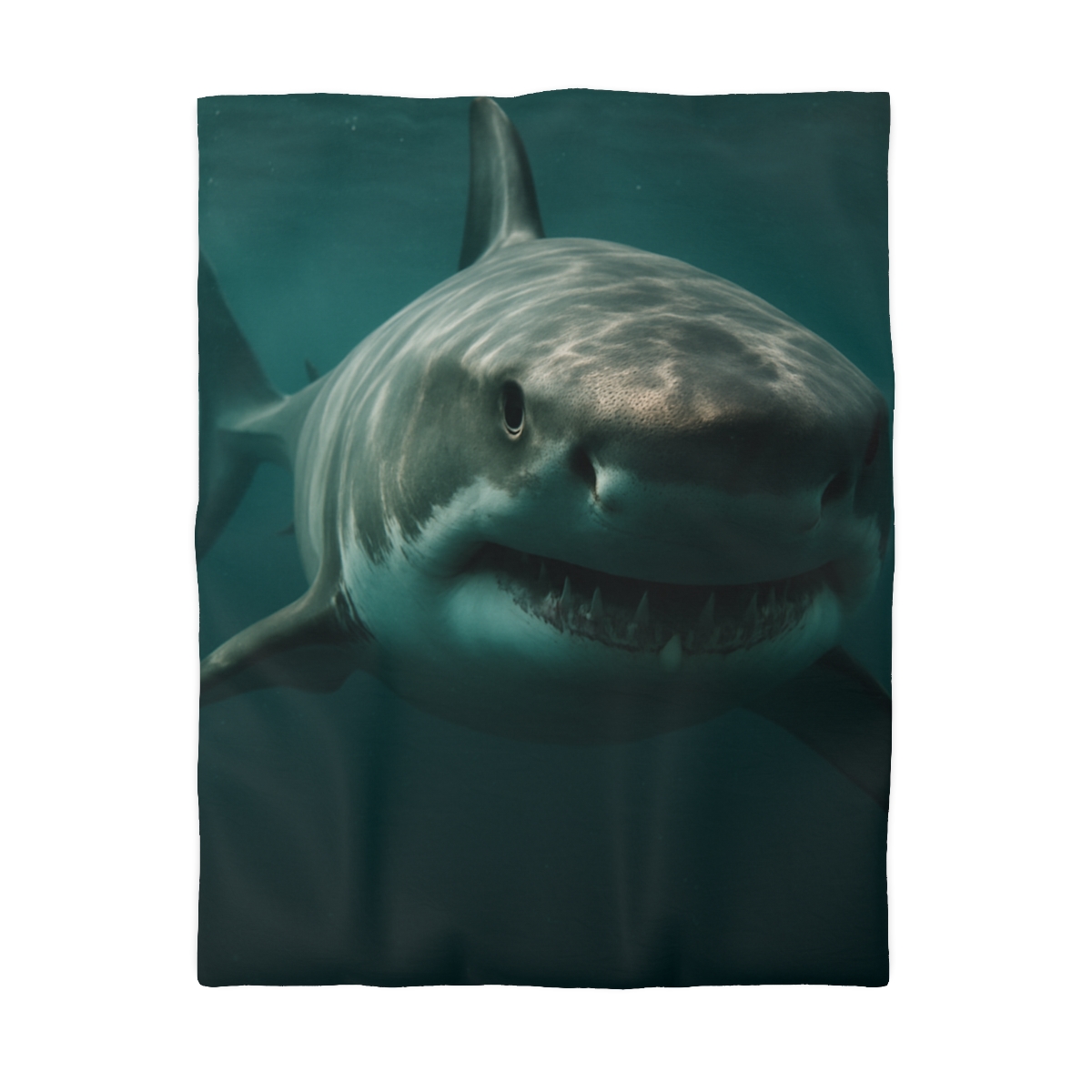 Silent Hunter Great White Shark personalized bedding duvets