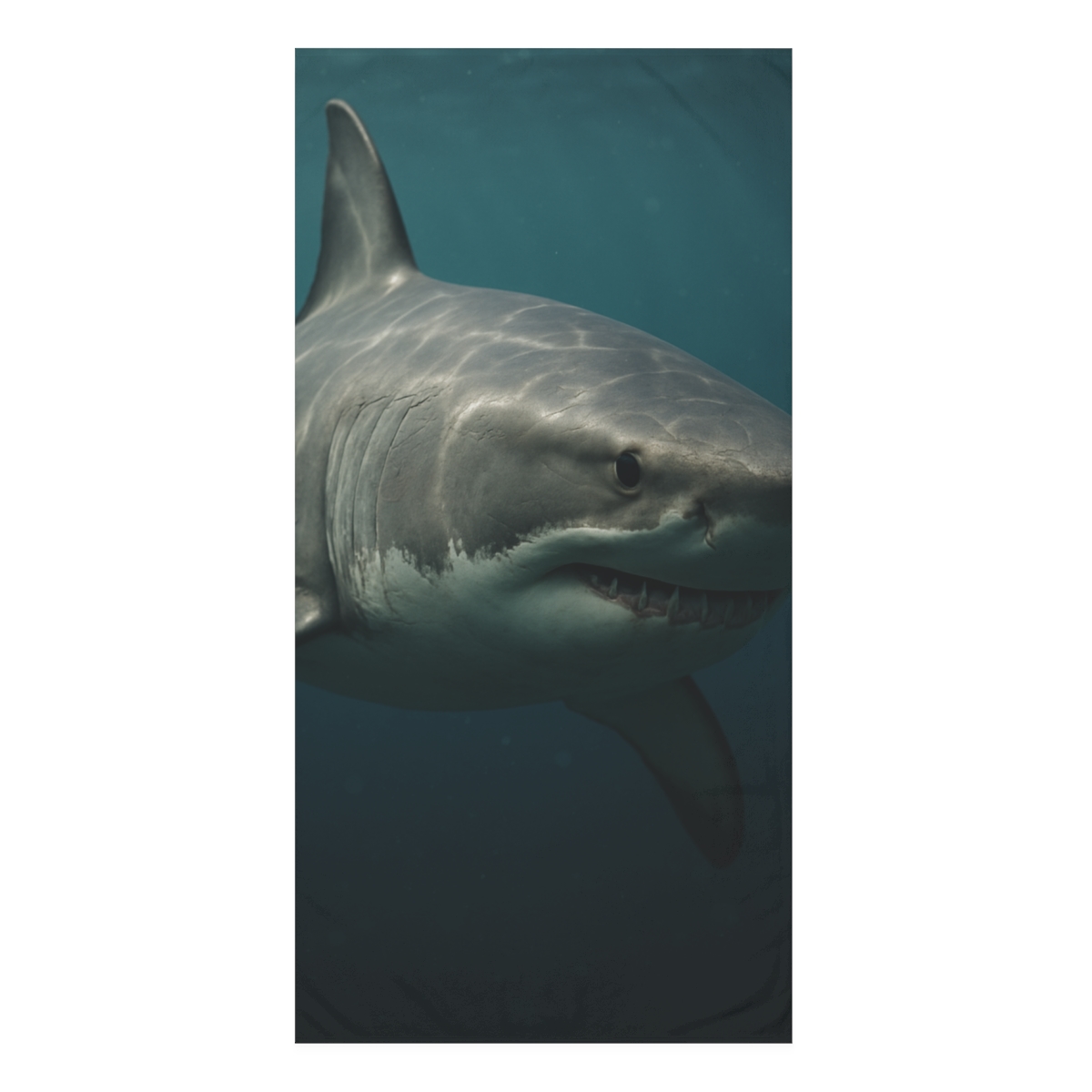 Silent Hunter Great White Shark decorative home towels