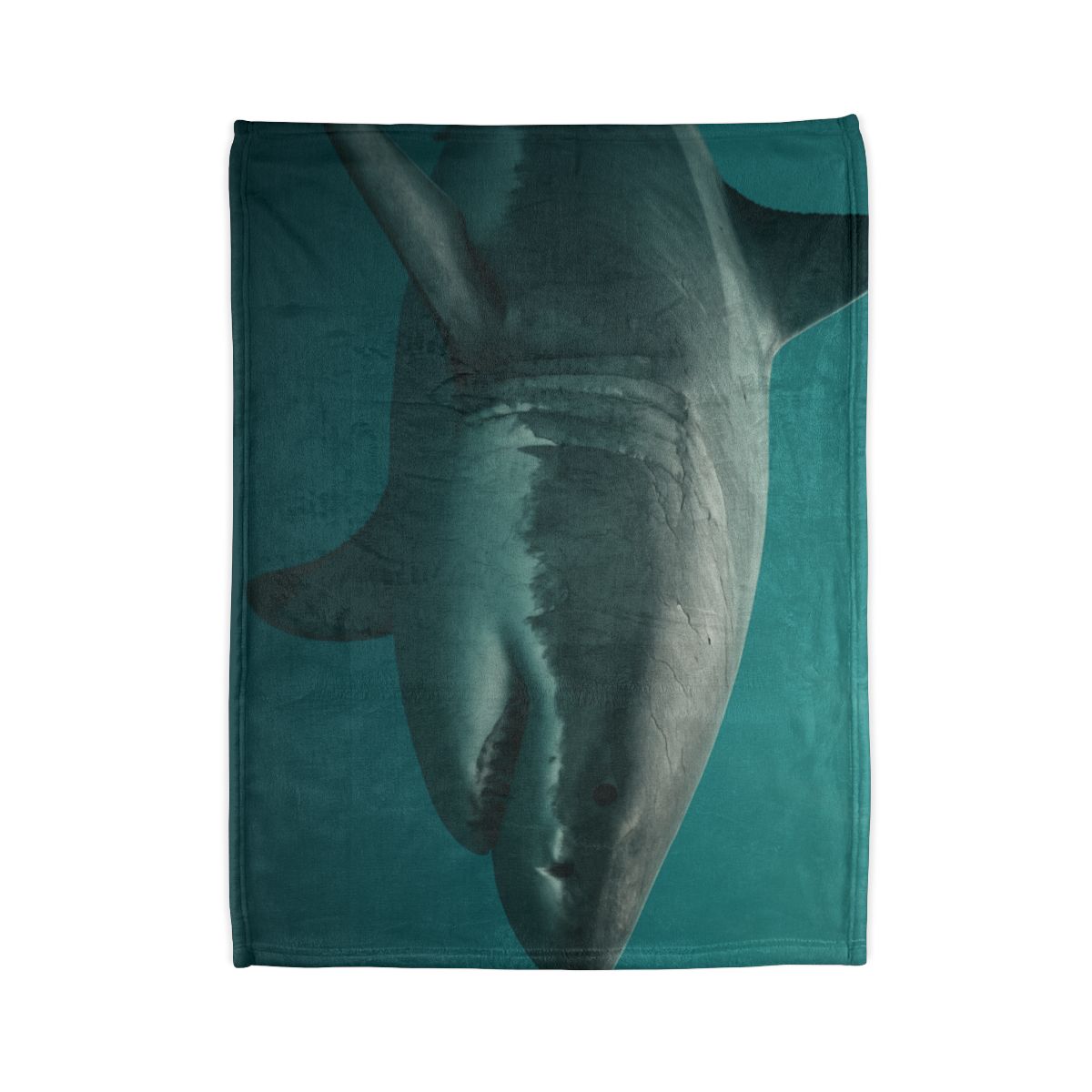 Silent Hunter Great White Shark designer printed blankets