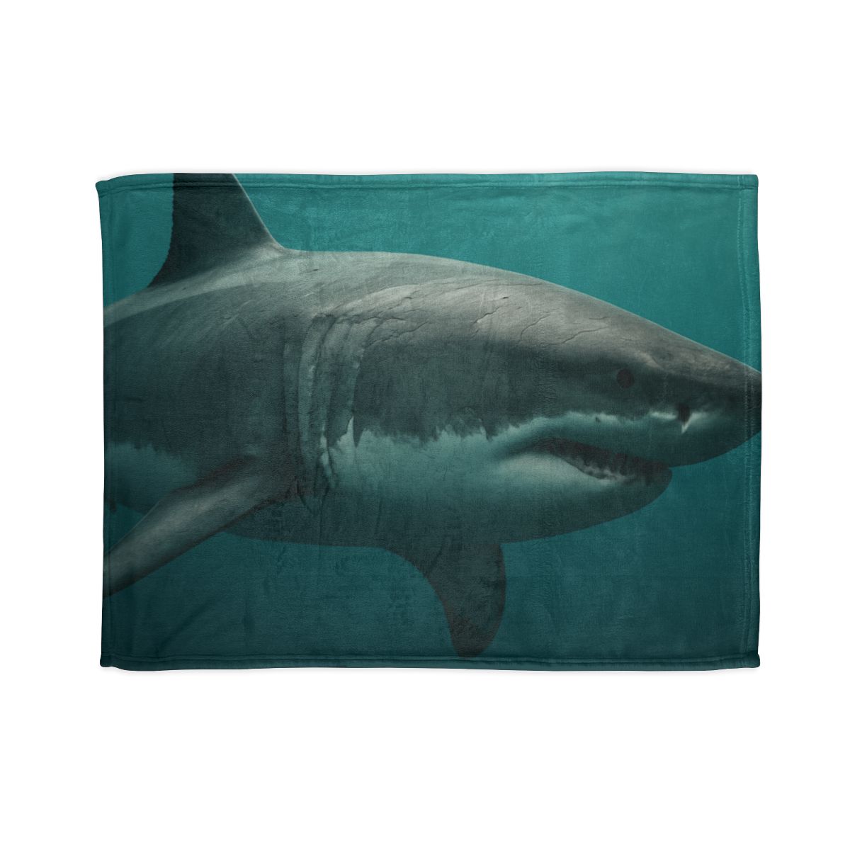 Silent Hunter Great White Shark designer printed blankets