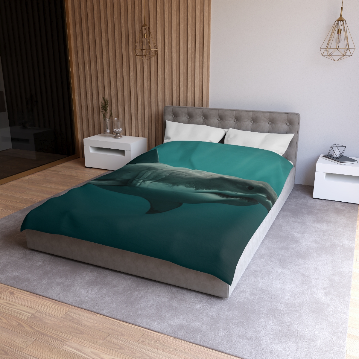 Silent Hunter Great White Shark unique patterned duvets