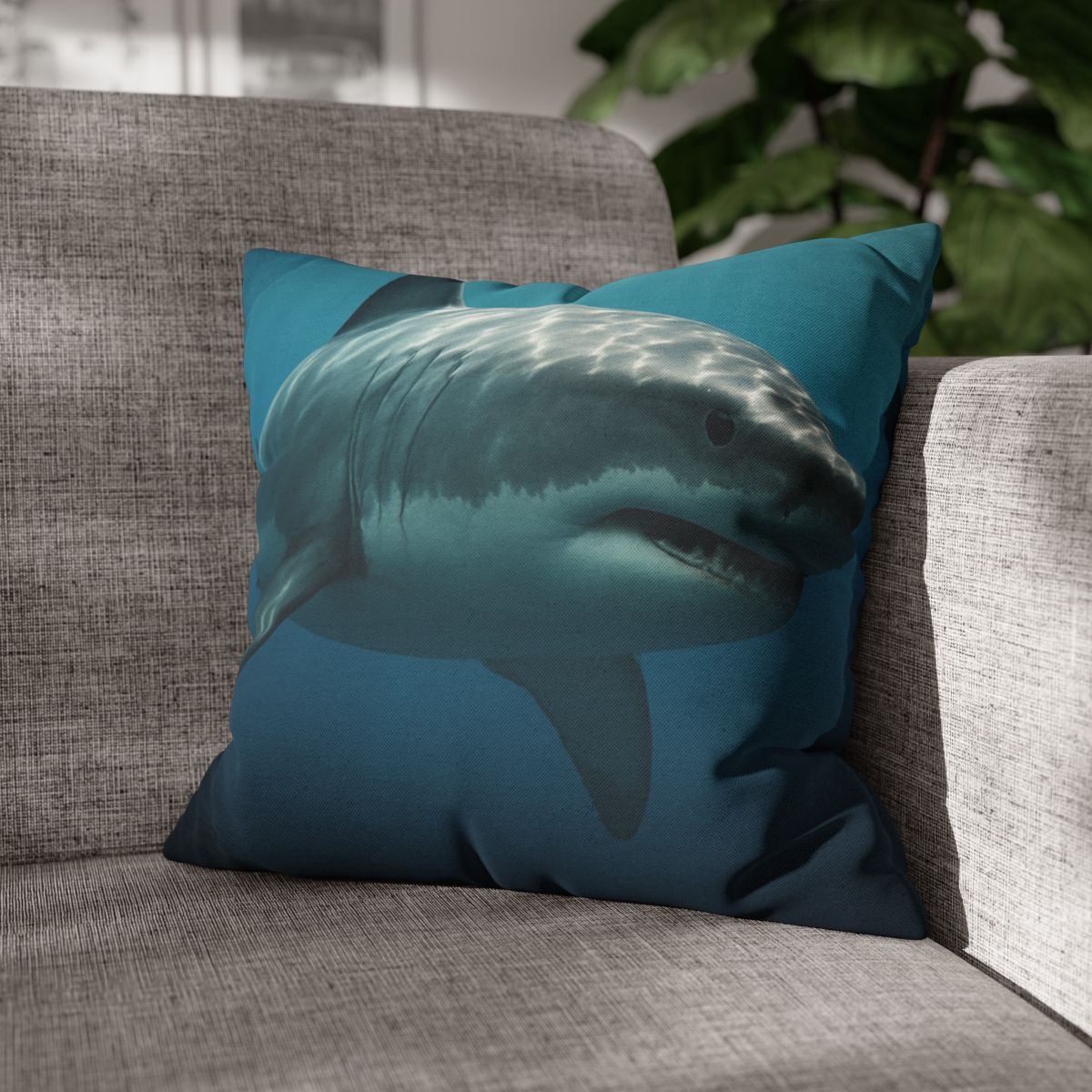 Silent Hunter Great White Shark stylish decorative pillowcases