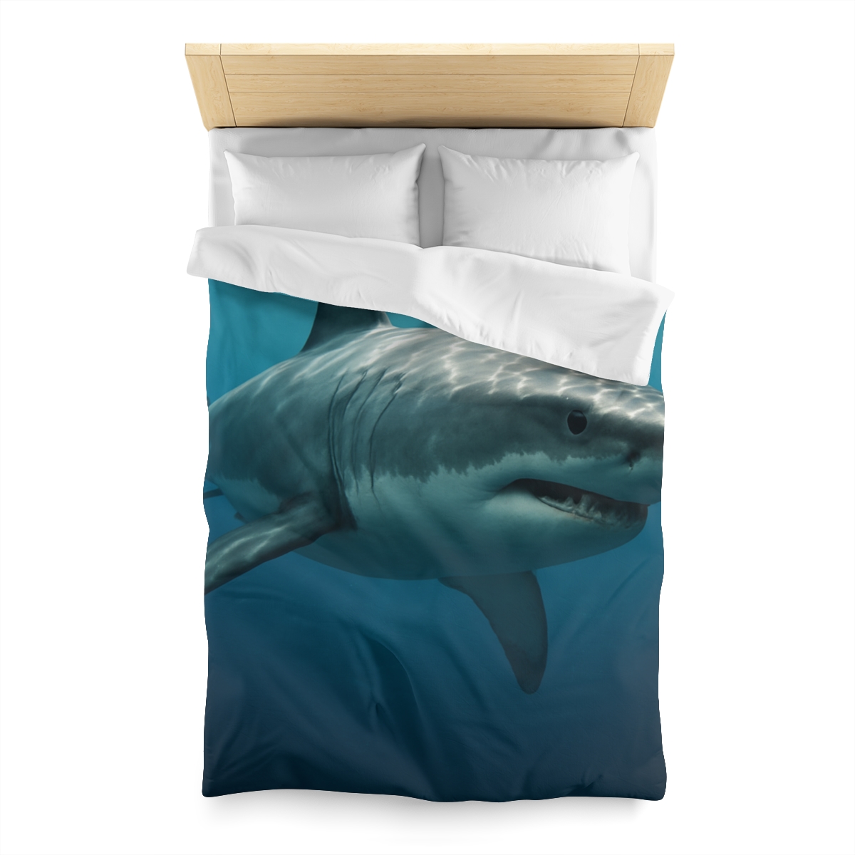Silent Hunter Great White Shark trendy bedroom duvets