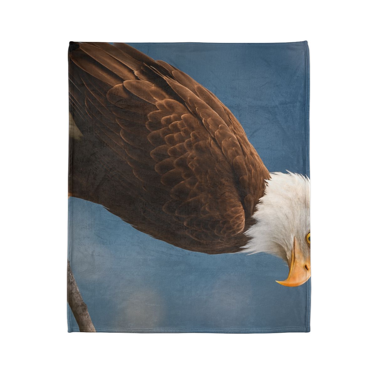 Silent Majesty Bald Eagle Blanket