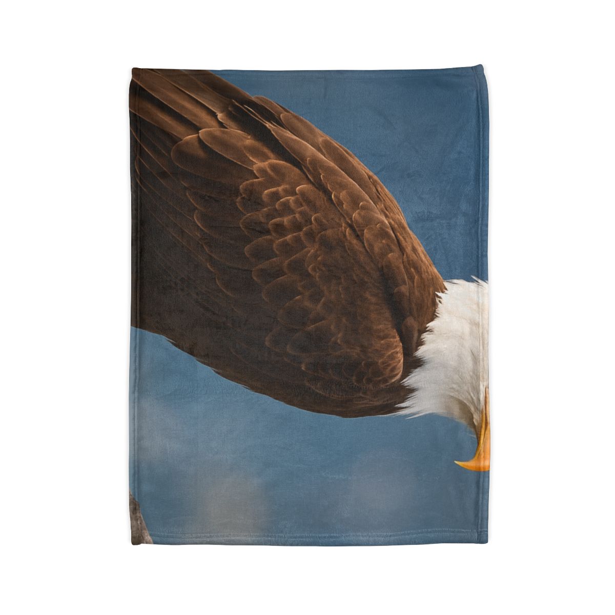 Silent Majesty Bald Eagle Blanket