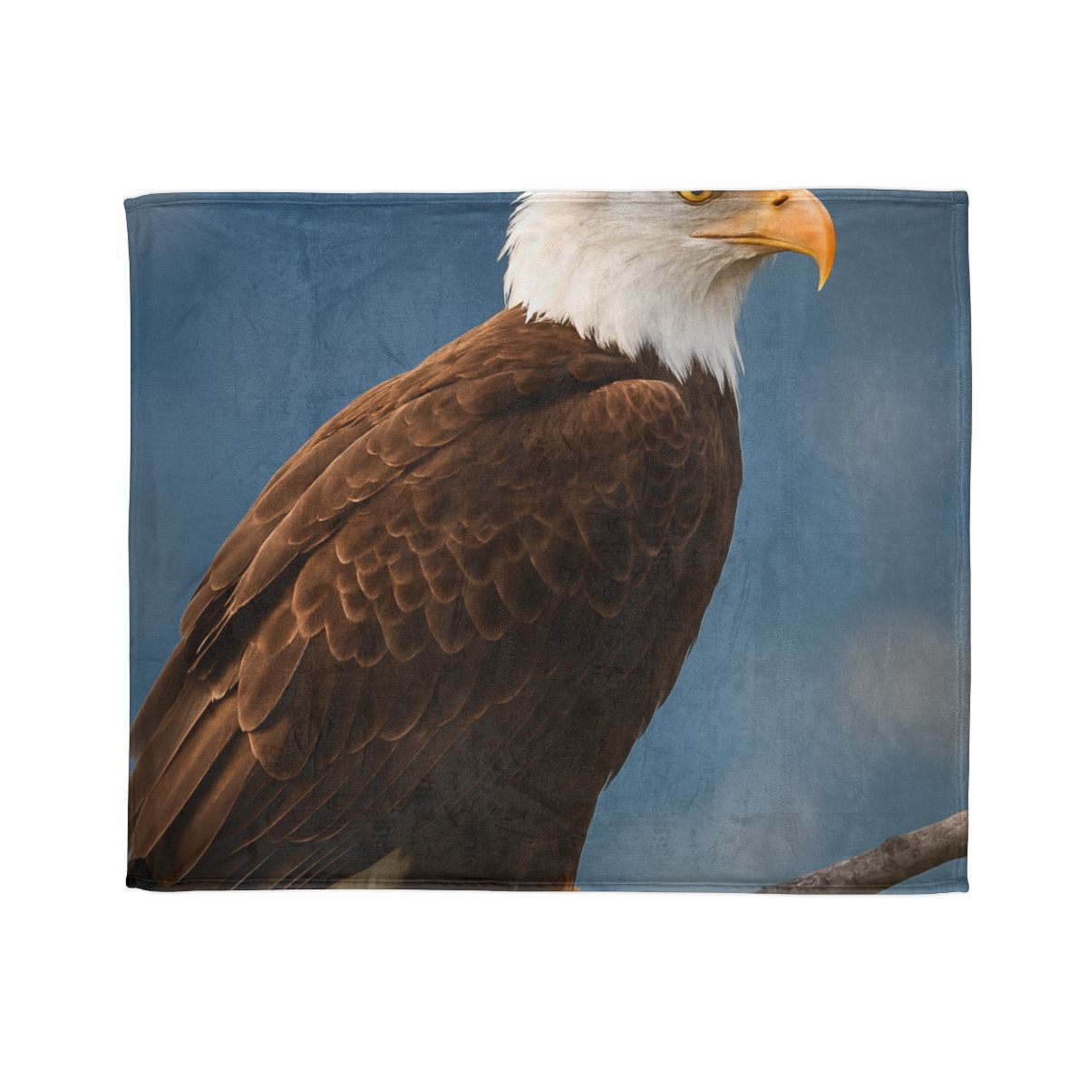 Silent Majesty Bald Eagle Blanket