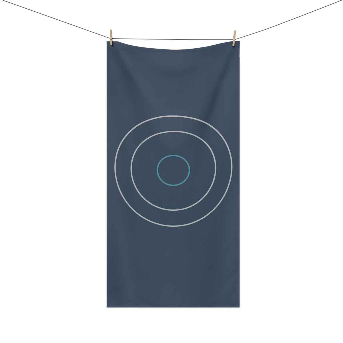 Silent Orbit Of Three Rings designer printed towels