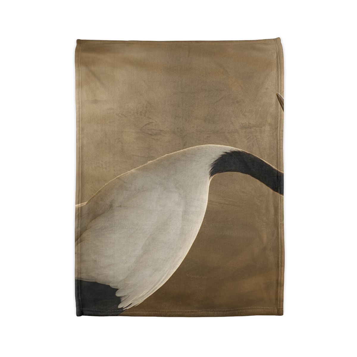 Silent Poise Red Crowned Crane unique gift blanketscustom blankets
