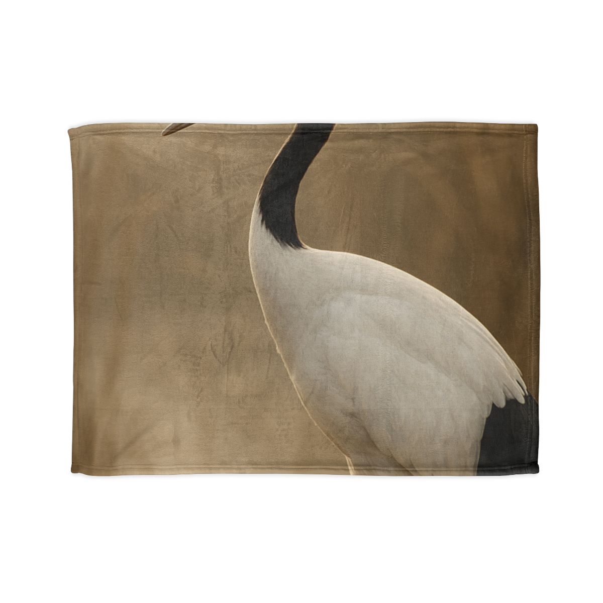 Silent Poise Red Crowned Crane unique gift blanketscustom blankets