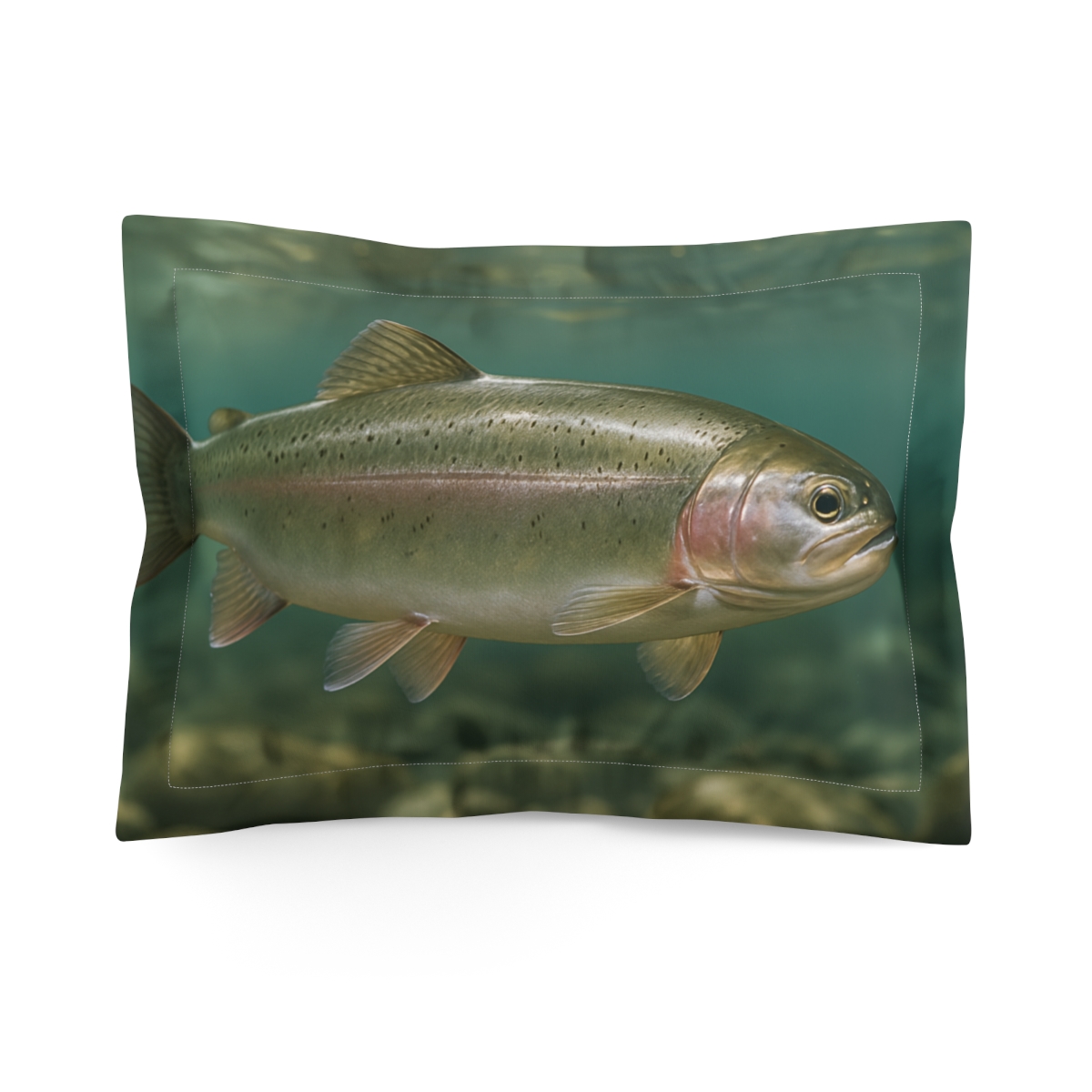 Silent Stream Trout trendy accent pillows