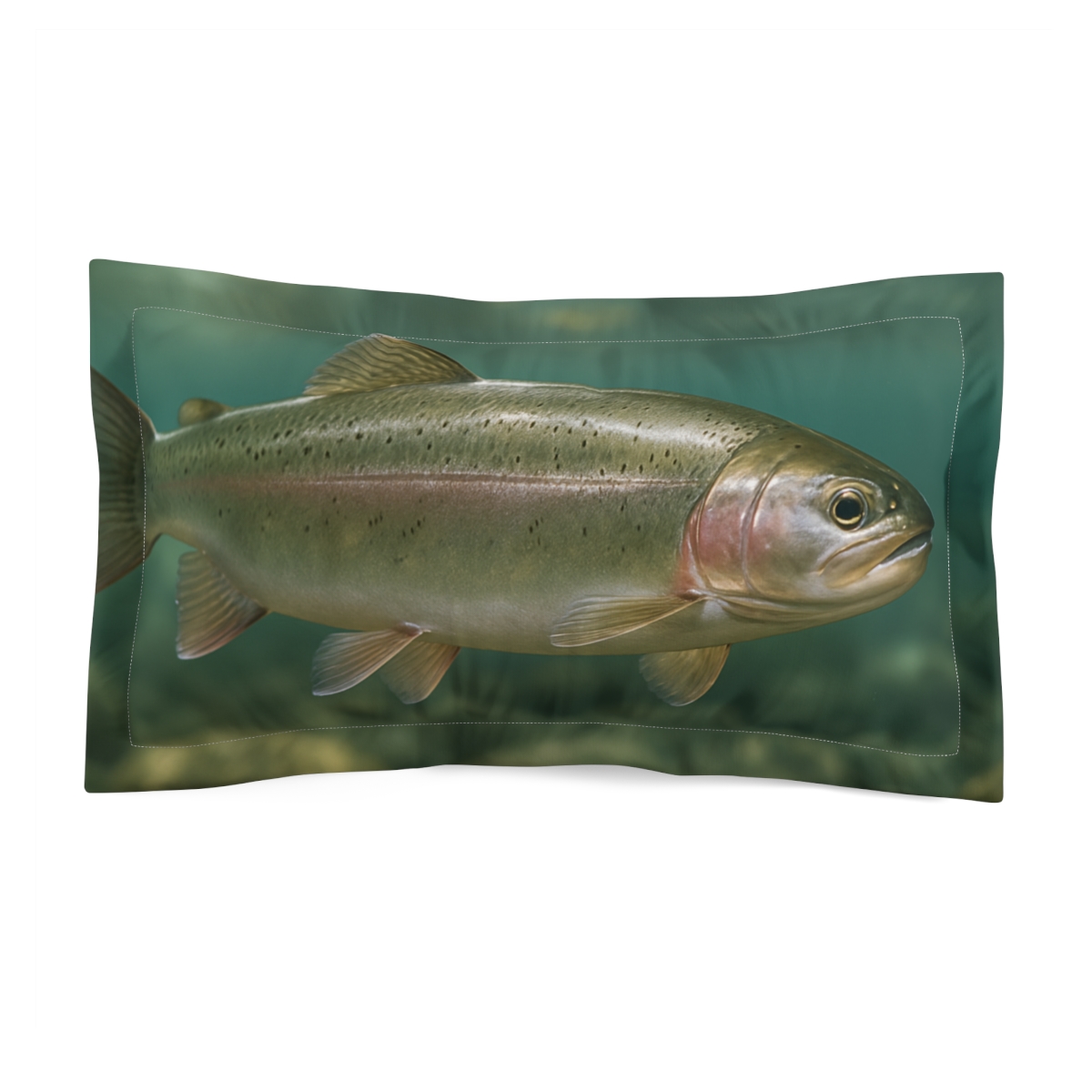 Silent Stream Trout trendy accent pillows