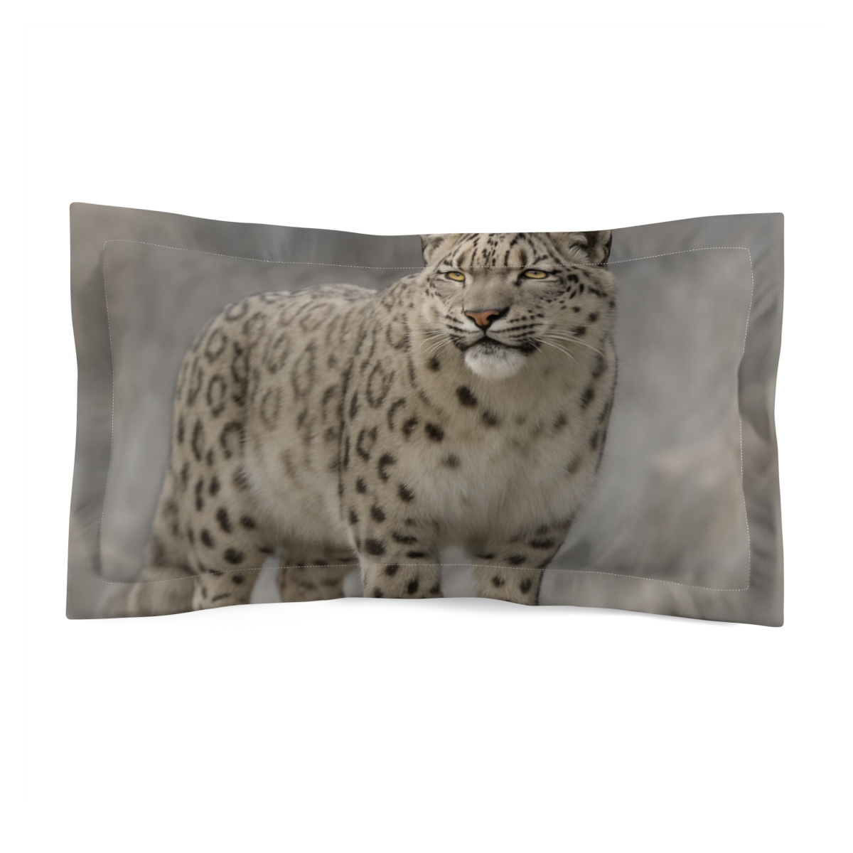 Silent Summit Snow Leopard trendy accent pillows