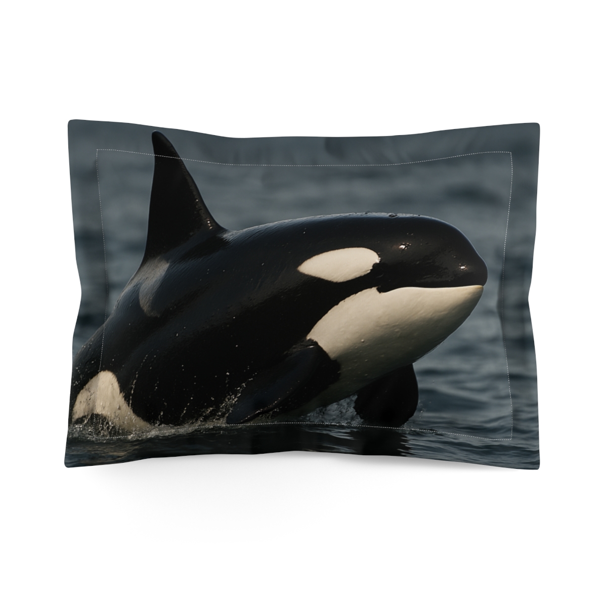 Silent Surface Glide Orca unique shape pillows
