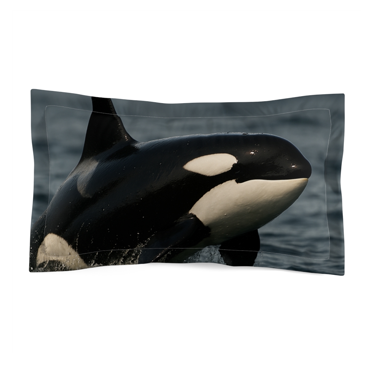Silent Surface Glide Orca unique shape pillows