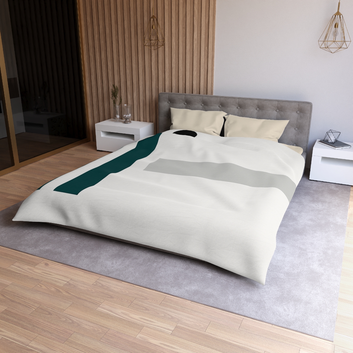 Silent Transit Rectangles personalized bedding duvets