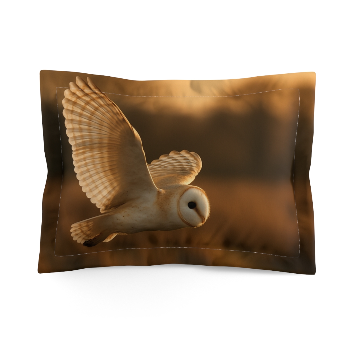 Silent Watcher Barn Owl trendy accent pillows